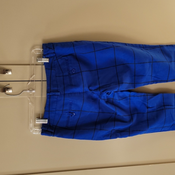 MERONA classic pants royal blue ad black. Sz 8 - Picture 6 of 7